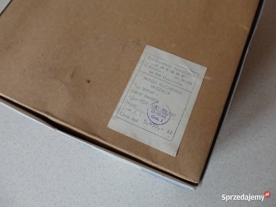 Vintage Zabytkowa wisząca Waga Kuchenna z czasów Pozostałe Rzeszów