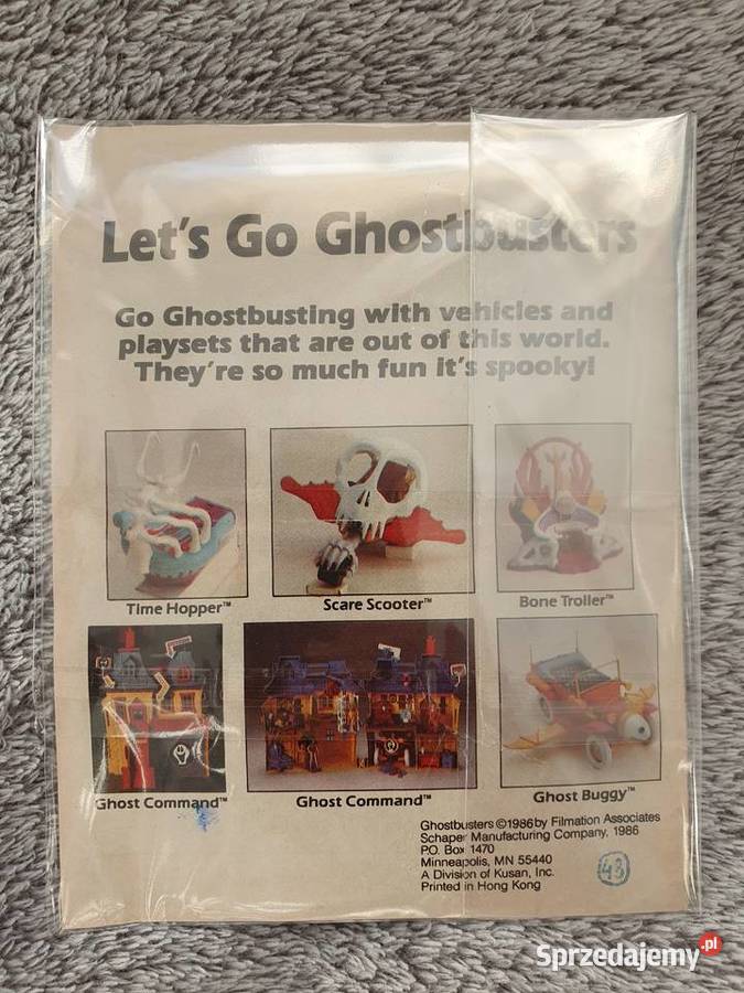 Ghostbusters mini komiks z 1996 roku język Gdynia