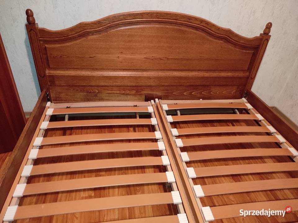 Sypialnia dębowa z Niemiec szafa łóżko STOLIK NOCNY