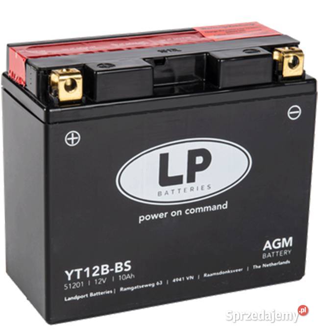 Akumulator motocyklowy Landport YT12BBS 12V 10Ah Gdynia