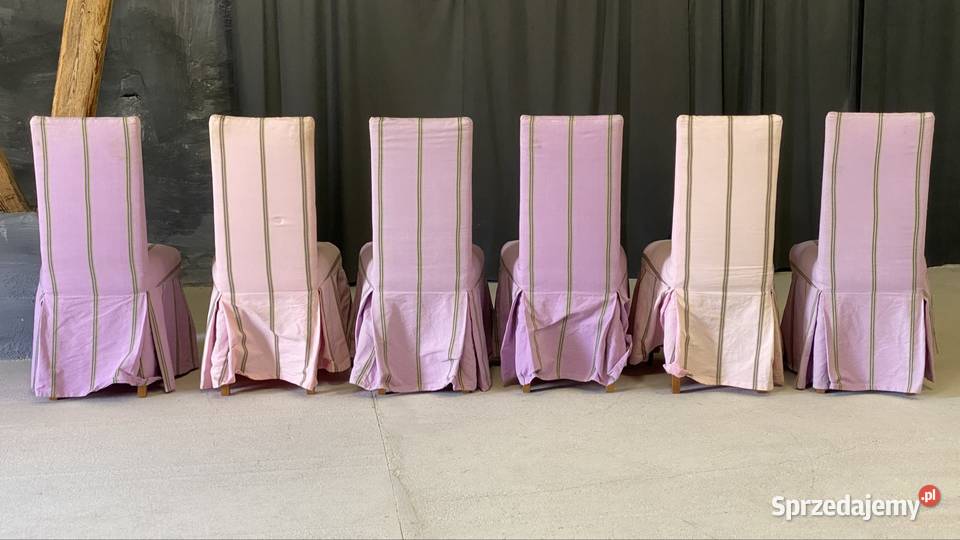 Komplet 6 krzeseł tapicerowanych sprzedam