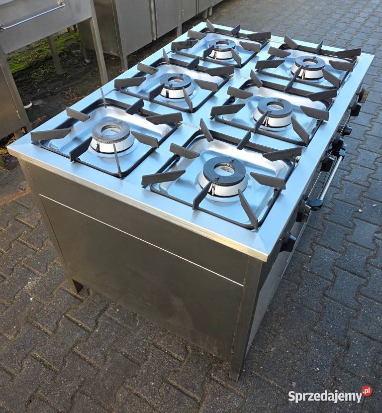 Kuchnia Gazowa 6 Pal Piekarnik Elekt EGAZ M1281 Gastronomia Nowe Skalmierzyce