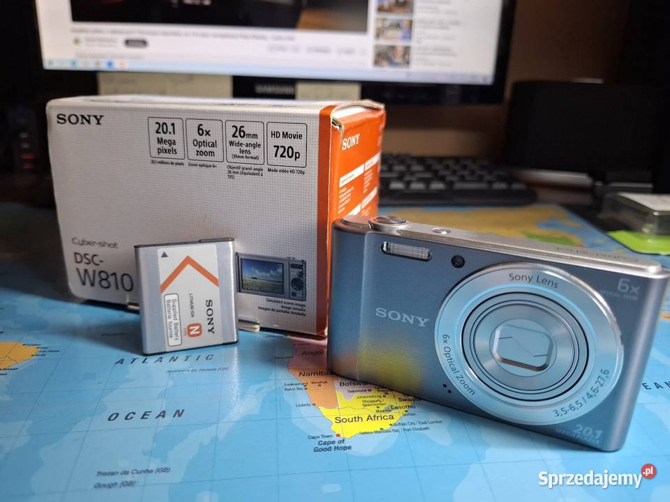 Aparat Sony DSCW810 Uszkodzony Aparaty Brzeg