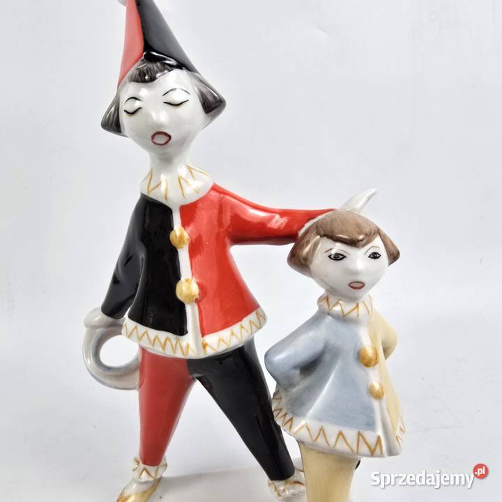 2 Klauny Art Deco Hanzly Jen Hollohaza Węgry