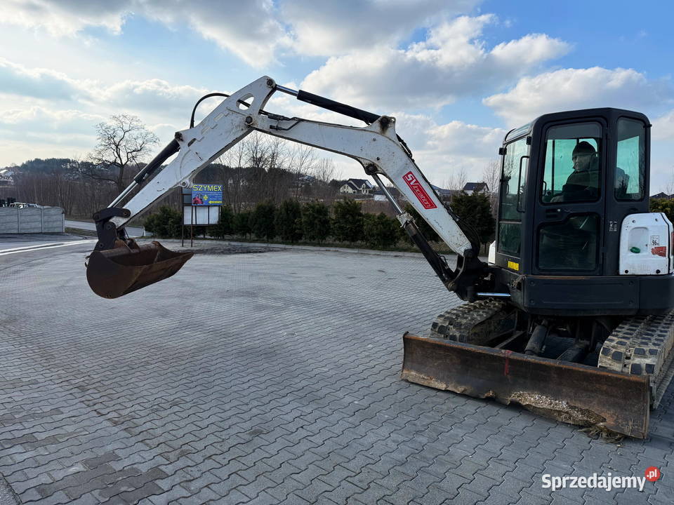 minikoparka BOBCAT E50 kabina waga 5000 gumowe Koparki Działoszyn