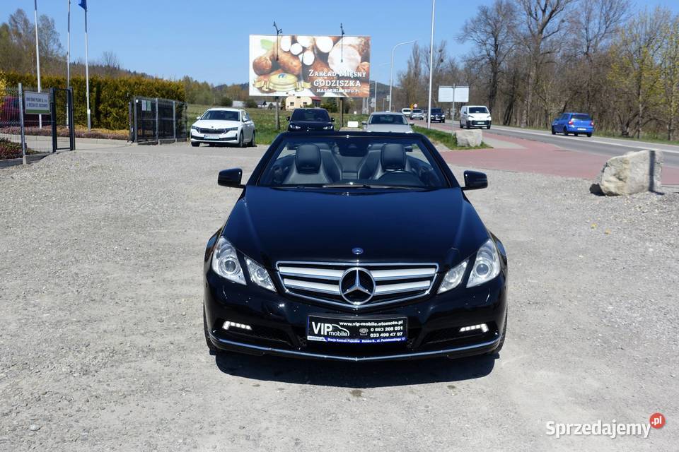 MERCEDES E350CGI 292 KABRIO AVANTGARDE FULL Buczkowice