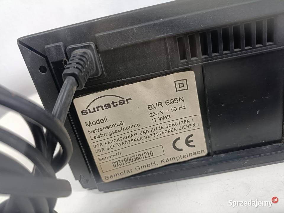 magnetowid SUNSTAR BVR 695N Poznań sprzedam