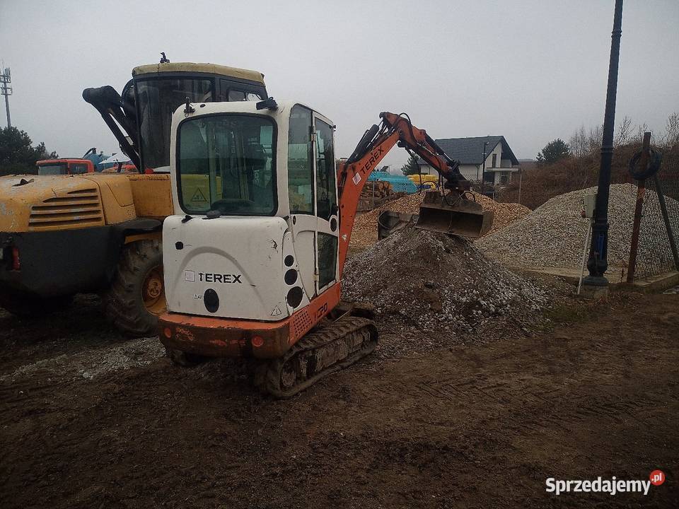 Minikoparka terex tc20 2008r Gąsiennice Międzybórz