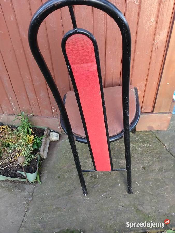 Krzesła metal skay do renowacji 98cm Fotele i krzesła obrotowe Warszawa sprzedam