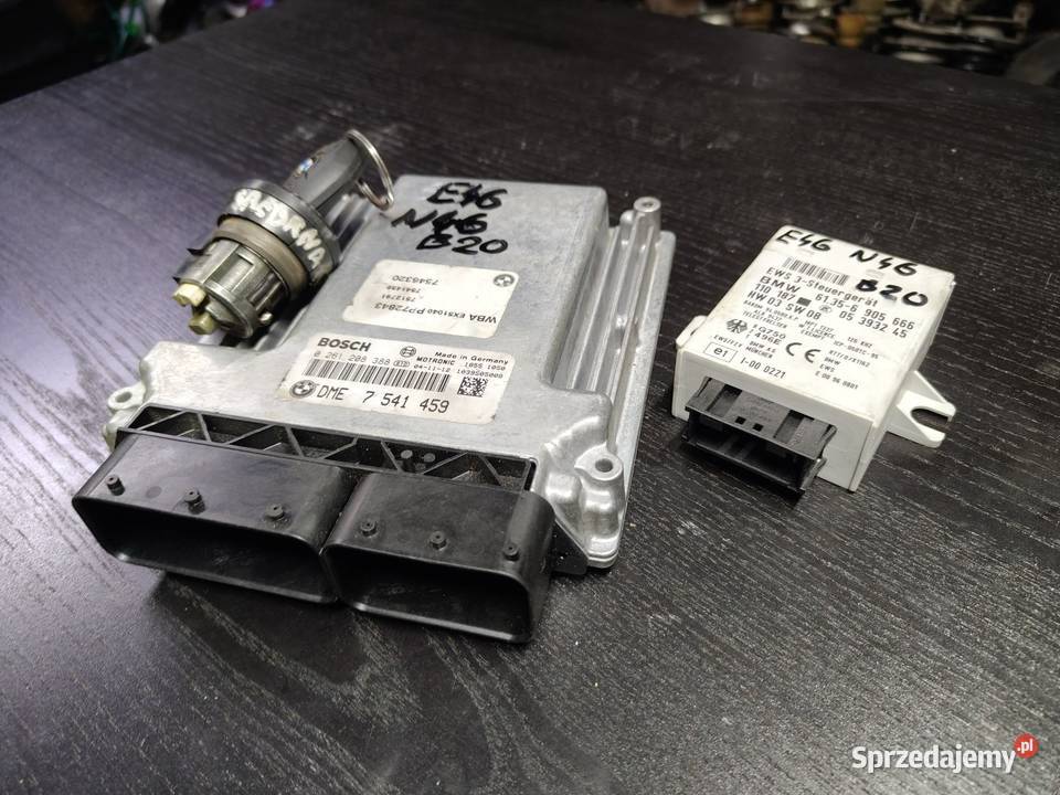Bmw e46 n46 zestaw startowy komputer AWS kluczyk Aleksandrów Łódzki