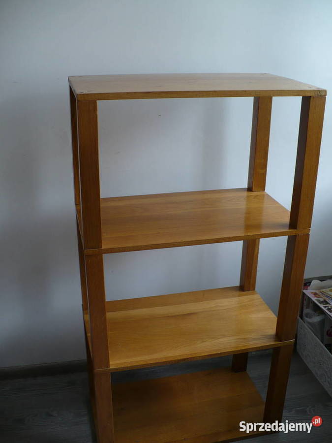 Regały dębowe 2 sztuki Puszczykowo sprzedam