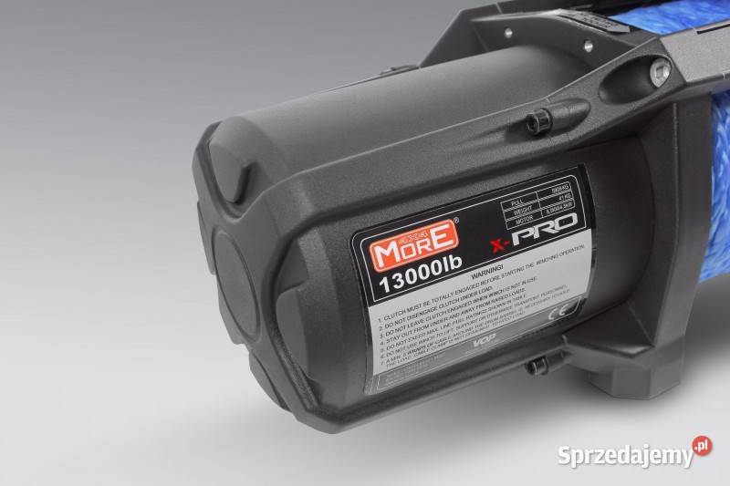 Wyciągarka MORE 4X4 XPRO 13000lbs 12V lina Pasłęk