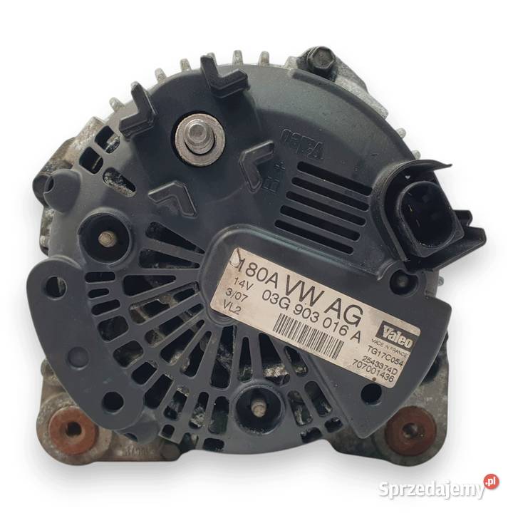ALTERNATOR Audi A6 C6 Passat B6 20 TDI 180A Chełm