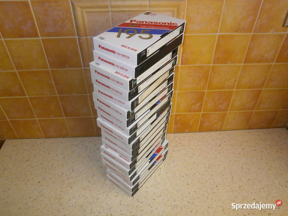 Kasety VHS Panasonic SP 195 18 łódzkie Łódź sprzedam