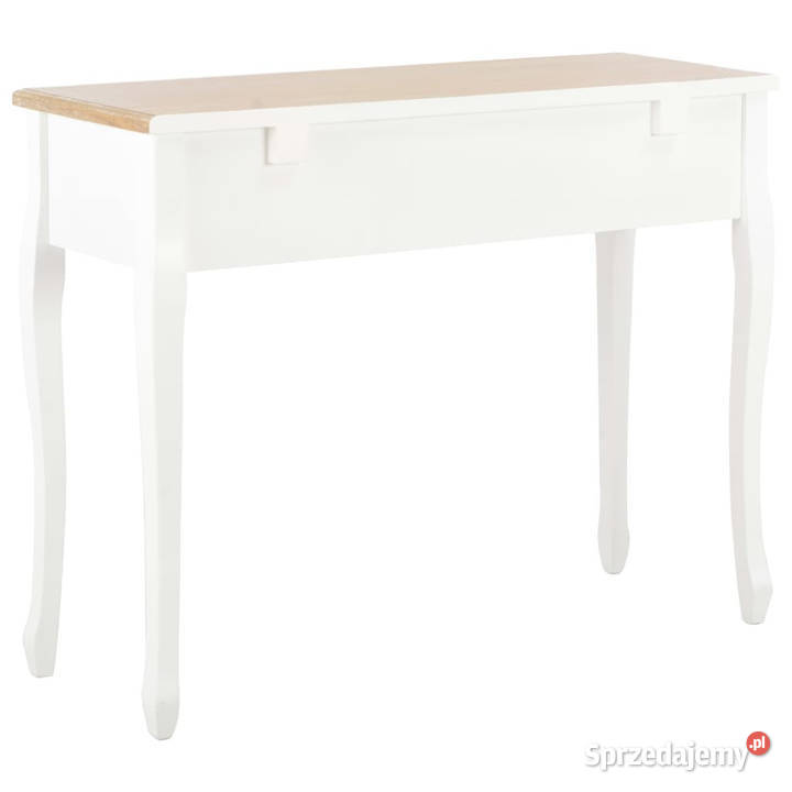 Stolik konsolowy z 3 szufladami biały WM280044 Warszawa