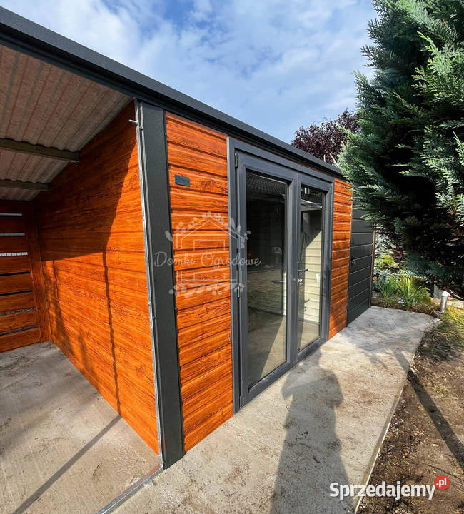 Schowek domek ogrodowy 4x3m wiata 15m drzwi Domki narzędziowe Gdynia