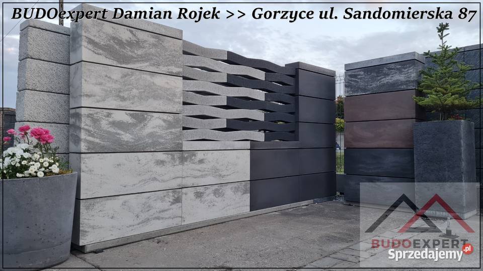 Nowoczeny bloczek ogrodzeniowy XXL gładki Joniec Stalowa Wola sprzedam