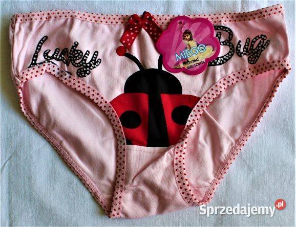 Figi majtki dziewczęce bawełna 122128 4 Warszawa sprzedam