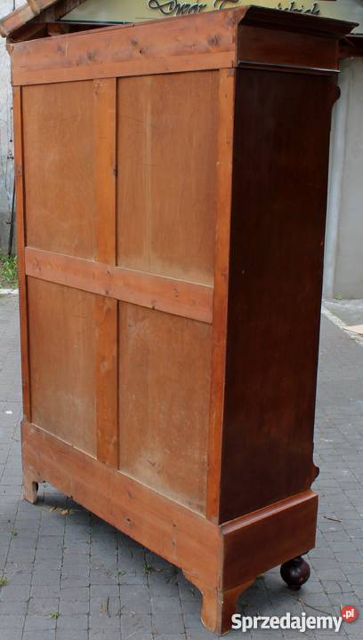 Szafa eklektyczna z drewna orzechowego 124cm Końskowola