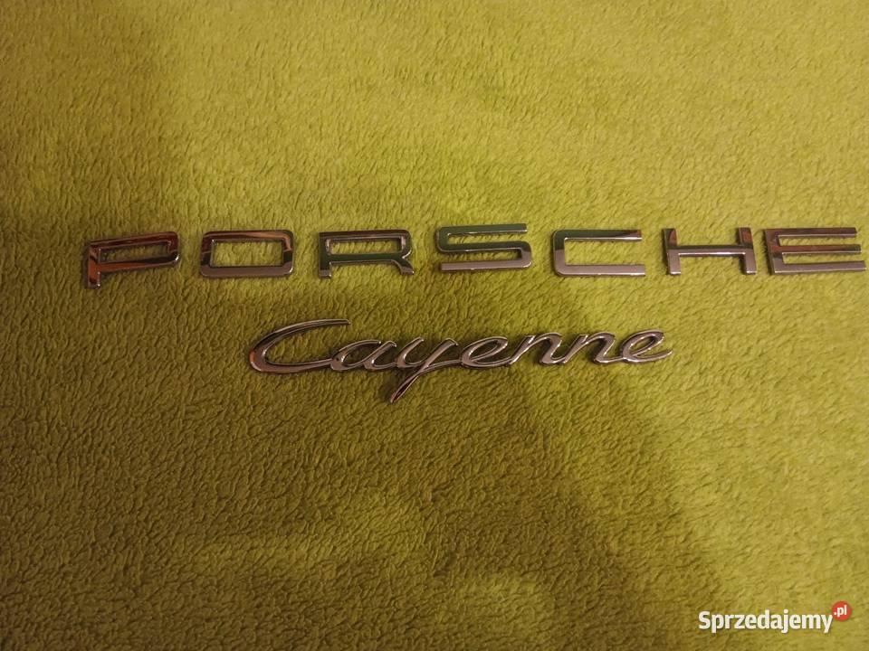 Znaczek emblemat typnej klapy Porsche Cayenne Katowice