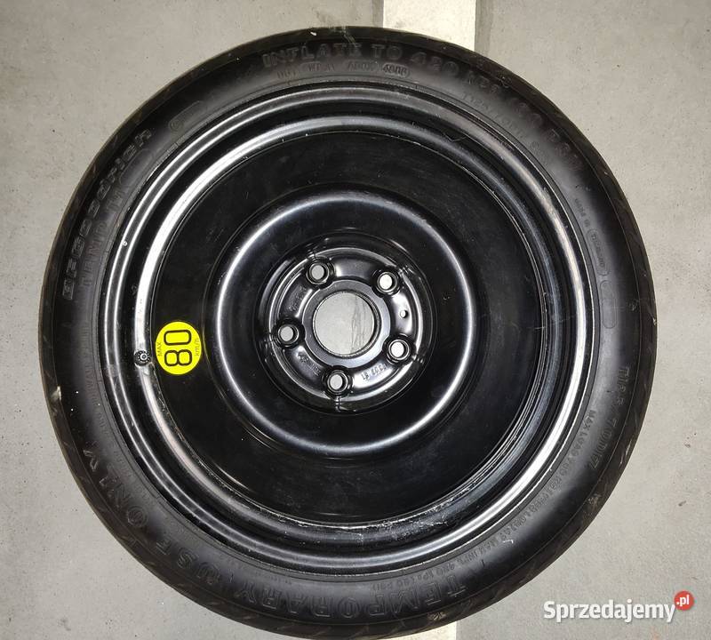 Koło dojazdowe T12570 R17 Toyota Auris Corolla mazowieckie Marki sprzedam