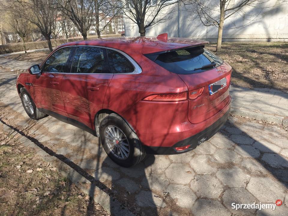 Jaguar FPace Zamiana na Tańszy Super Stan diesel Samochody osobowe Lublin
