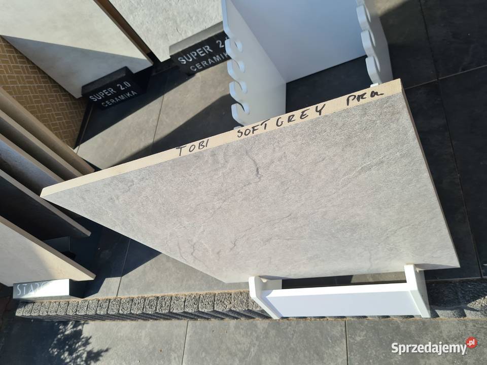 PŁYTKA gres TOBI LIGHT GREY 60X60X2 TARASOWE Płytki podłogowe Płytki podłogowe
