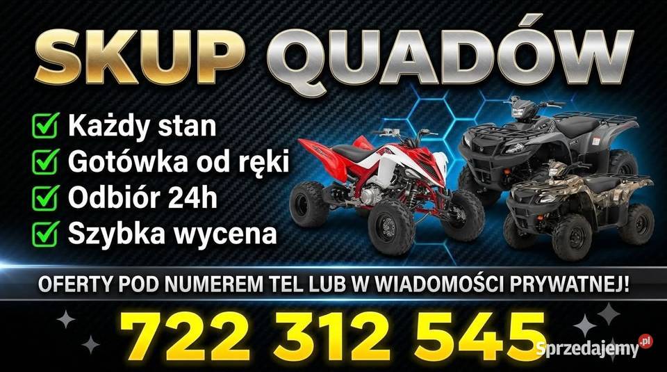 KUPIĘ SKUP QUAD BASHAN YAMAHA EGL SHINERAY Toruń