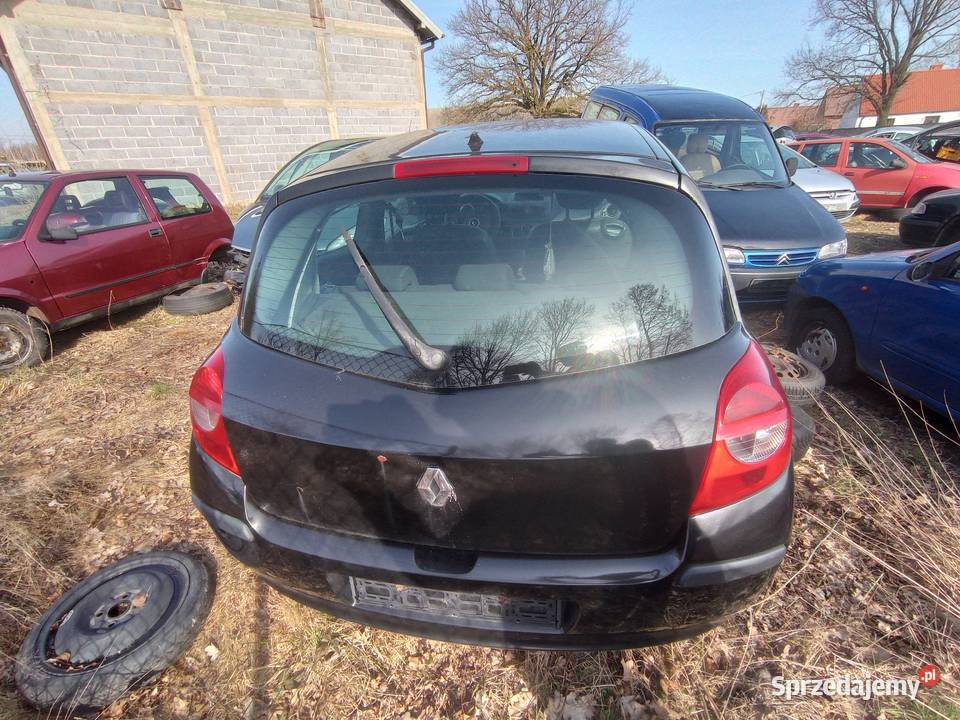 Renault Clio III 12 55 kw 2008 r dawca części Samochody na części Szklarka Myślniewska