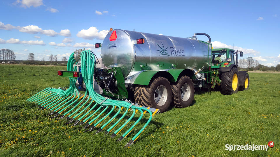 Aplikator gnojowicy płozowy stopkowy 6 m węże nieuszkodzony Goliaty