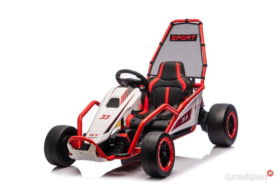 Gokart na akumulator drift 24V TORNADO czerwony