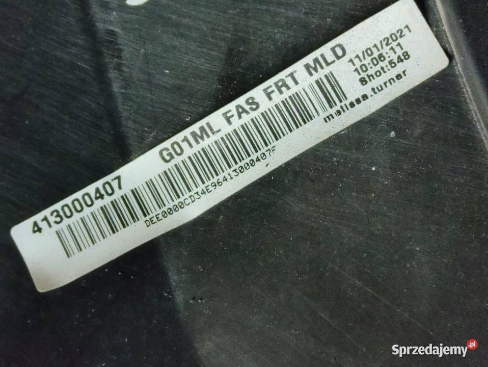 Zderzak Przód BMW X3 G01 Lift MPakiet 8081055 Pleszew