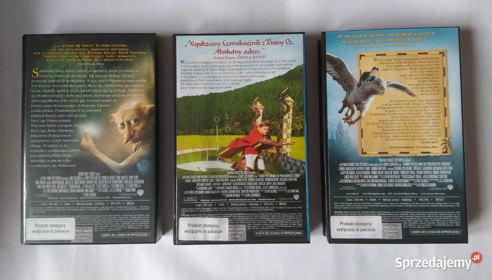 Harry Potter na kasetach VHS Warszawa