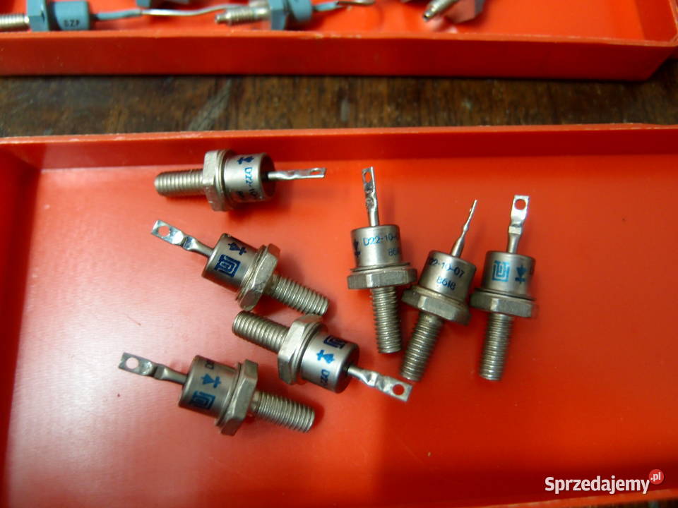 Diody mocy rezystory potencjometry tranzystory