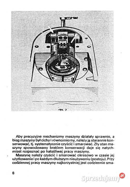 maszyna do szycia łucznik 450 i 451 instrukcja podkarpackie Stalowa Wola sprzedam