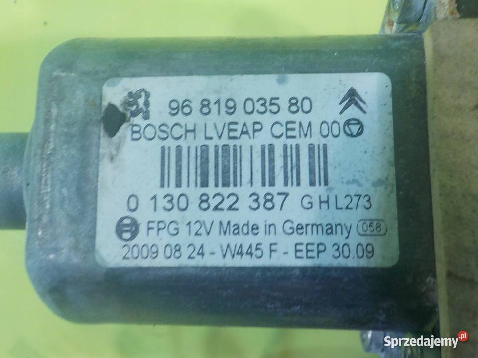 308 I CC 16 THP 09r CABRIO 2D podnosnik szyby osobowe Suków