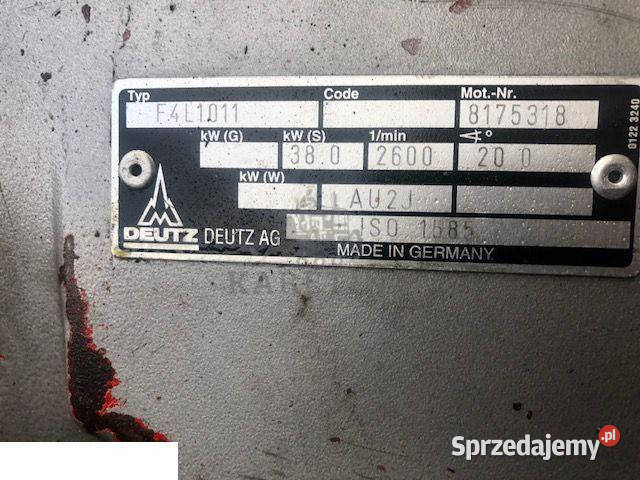 Deutz f4l1011 Obudowa Łapa Silnika Osłona Pompa Jastrzębniki