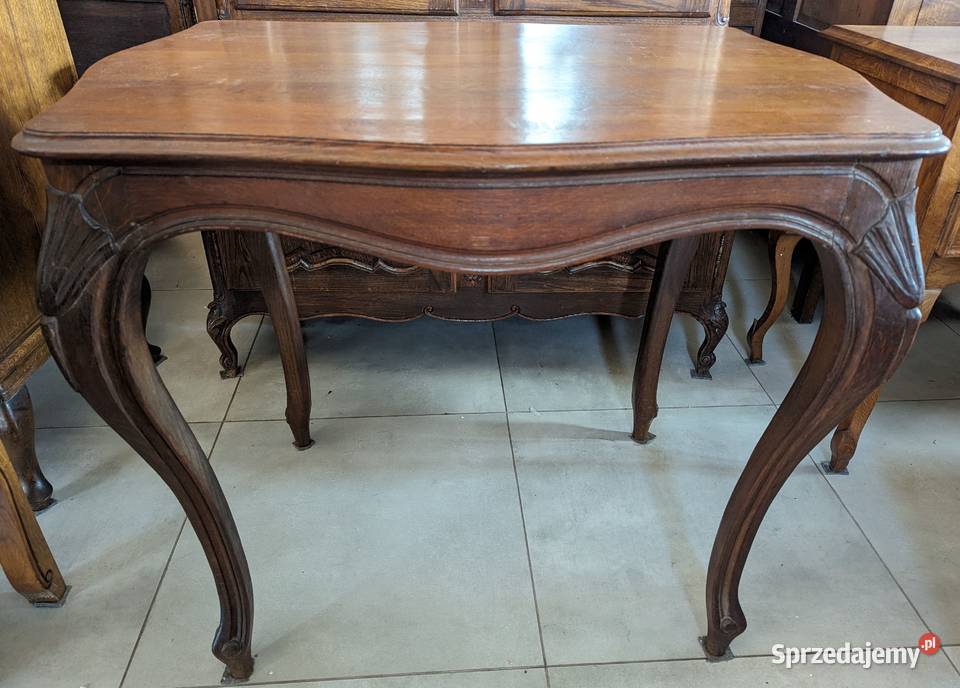 Piękny nieduży stół ludwikowski dąbsklep Dąbrowa Dąbrowa Górnicza