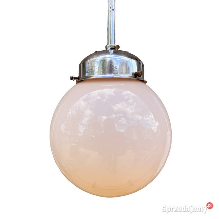 Artdecowska Lampa wisząca Napako Czechosłowacja Antyki Antyki, Sztuka, Kolekcje Warszawa