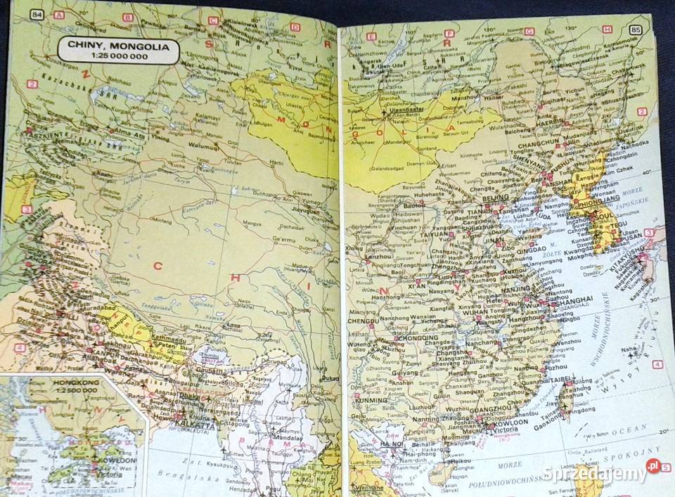 Popularny atlas świata Wydanie 1977 red Zofia Rok wydania 1977 Chełm