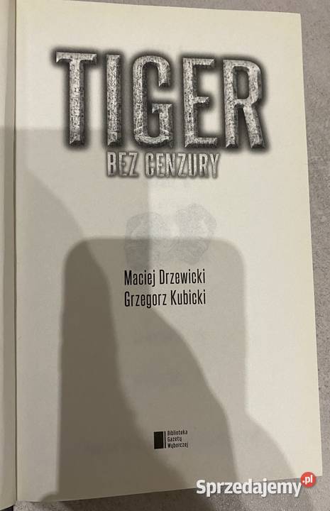 Książka Tiger bez cenzury Dariusz Michalczewski miękka Bytom sprzedam