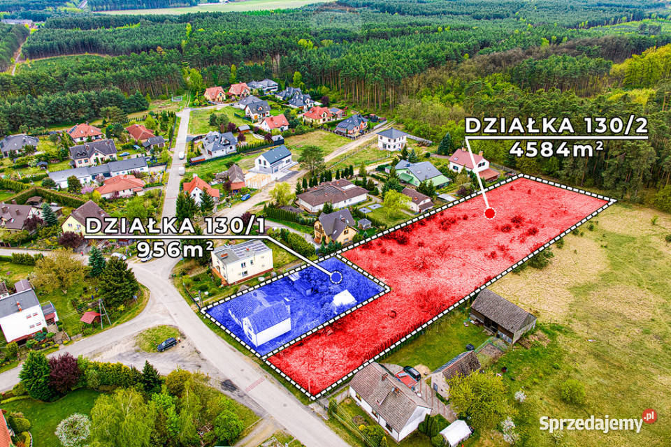 Potencjał inwestycyjny łącznie 5540 m Łężyca Zielona Góra