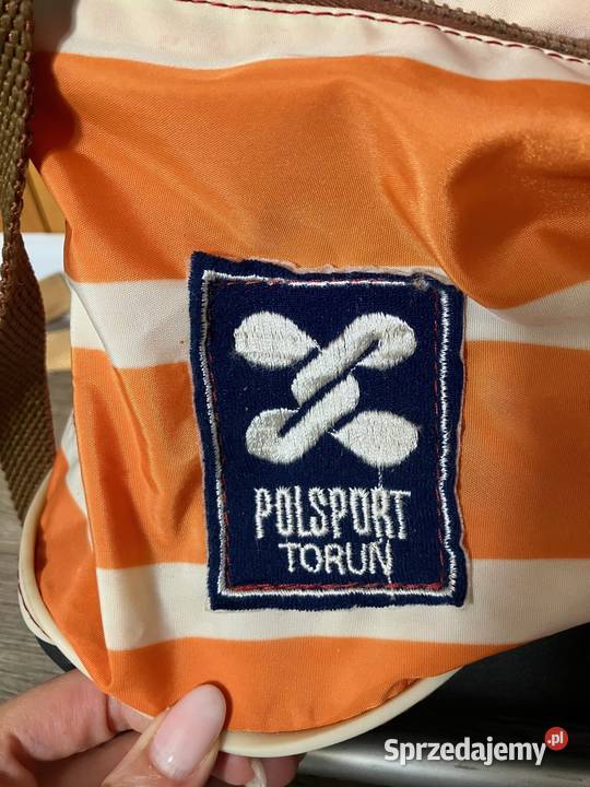 Kultowy plecak Polsport Toruń Pomorze na stelażu Antykwariat Antykwariat sprzedam