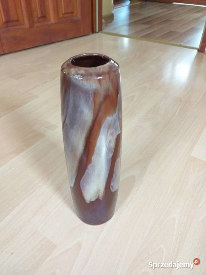 Wazon ceramiczny Amis Włocławek brązowy