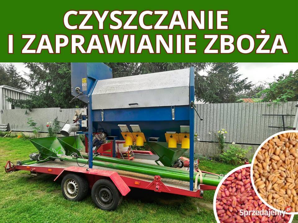 Czyszczenie i zaprawianie zboża nasion Bałtów