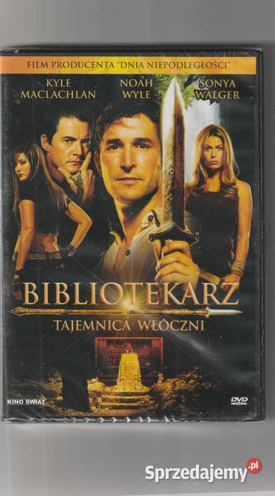 Bibliotekarz Tajemnica włóczni DVD Librarian Pruszków