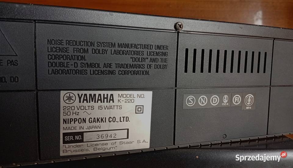 Magnetofon Yamaha K220 Kraków sprzedam