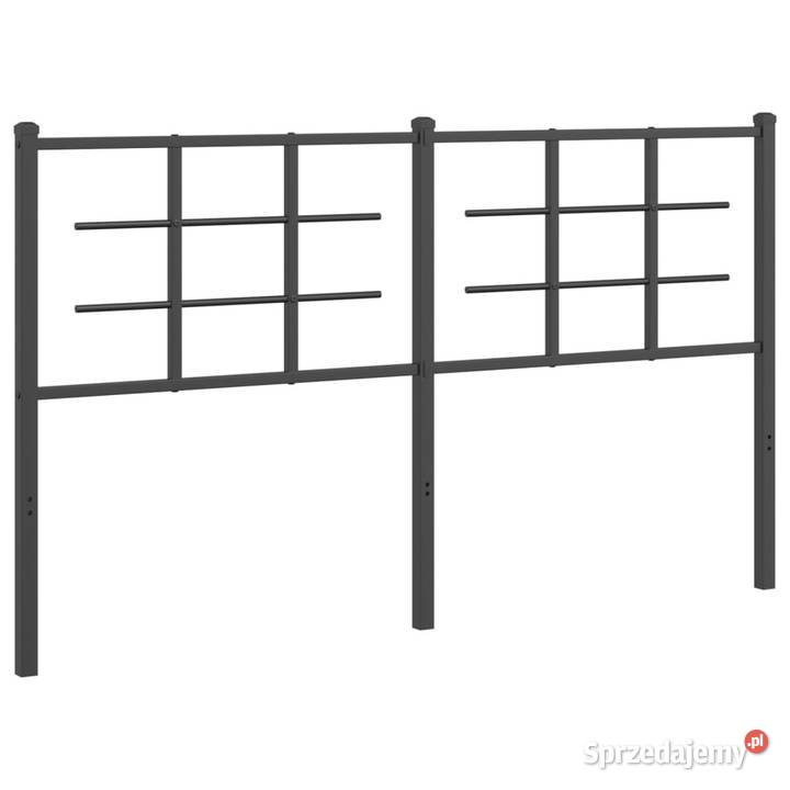 Metalowe wezgłowie czarne 150 WM355595 Warszawa