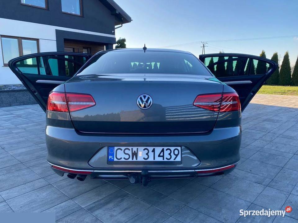 VW Passat 20 TDI BMT Highline DSG 190 2017r Rok produkcji 2017 Grudziądz