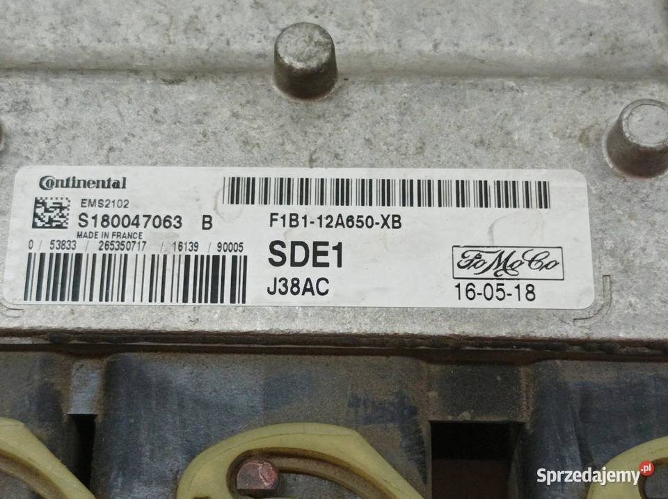 STEROWNIK SILNIKA F1B112A650XB S180047063 Ford